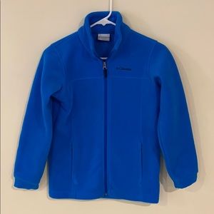 Boys Columbia fleece jacket size 10/12